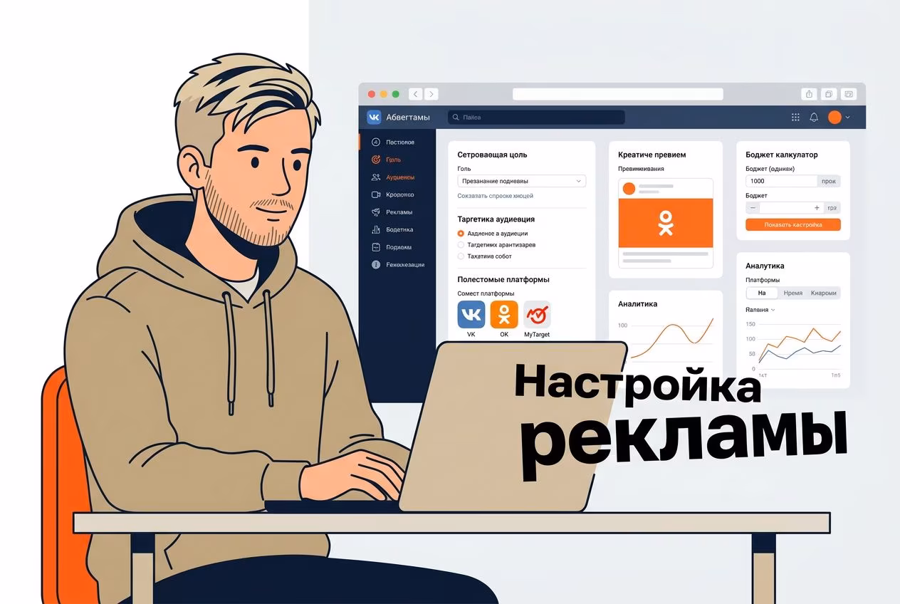 Настройка таргетированной рекламы ВКонтакте через интерфейс рекламного кабинета