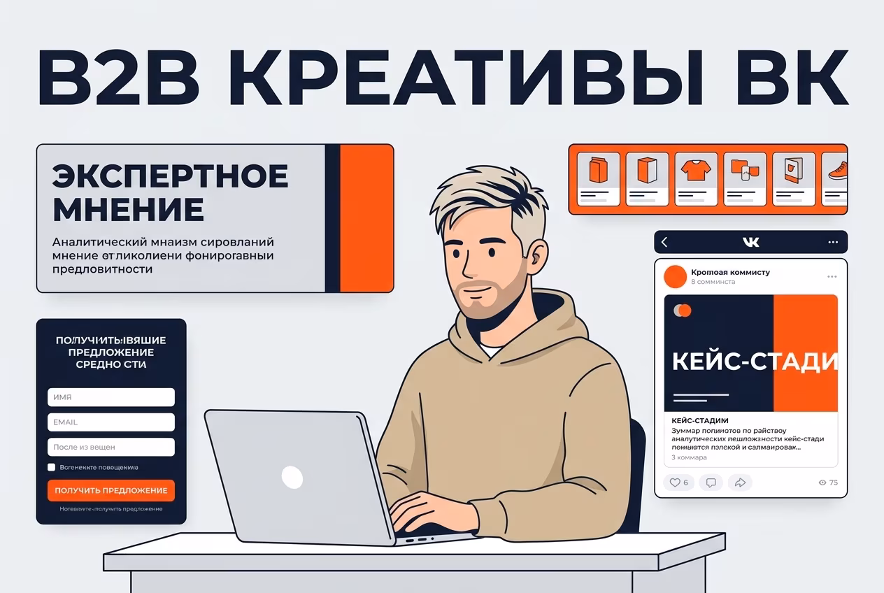 Примеры B2B-креативов для рекламы ВКонтакте