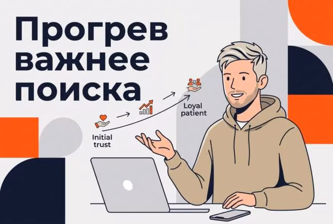реклама вк для стоматологии про доверие и прогрев