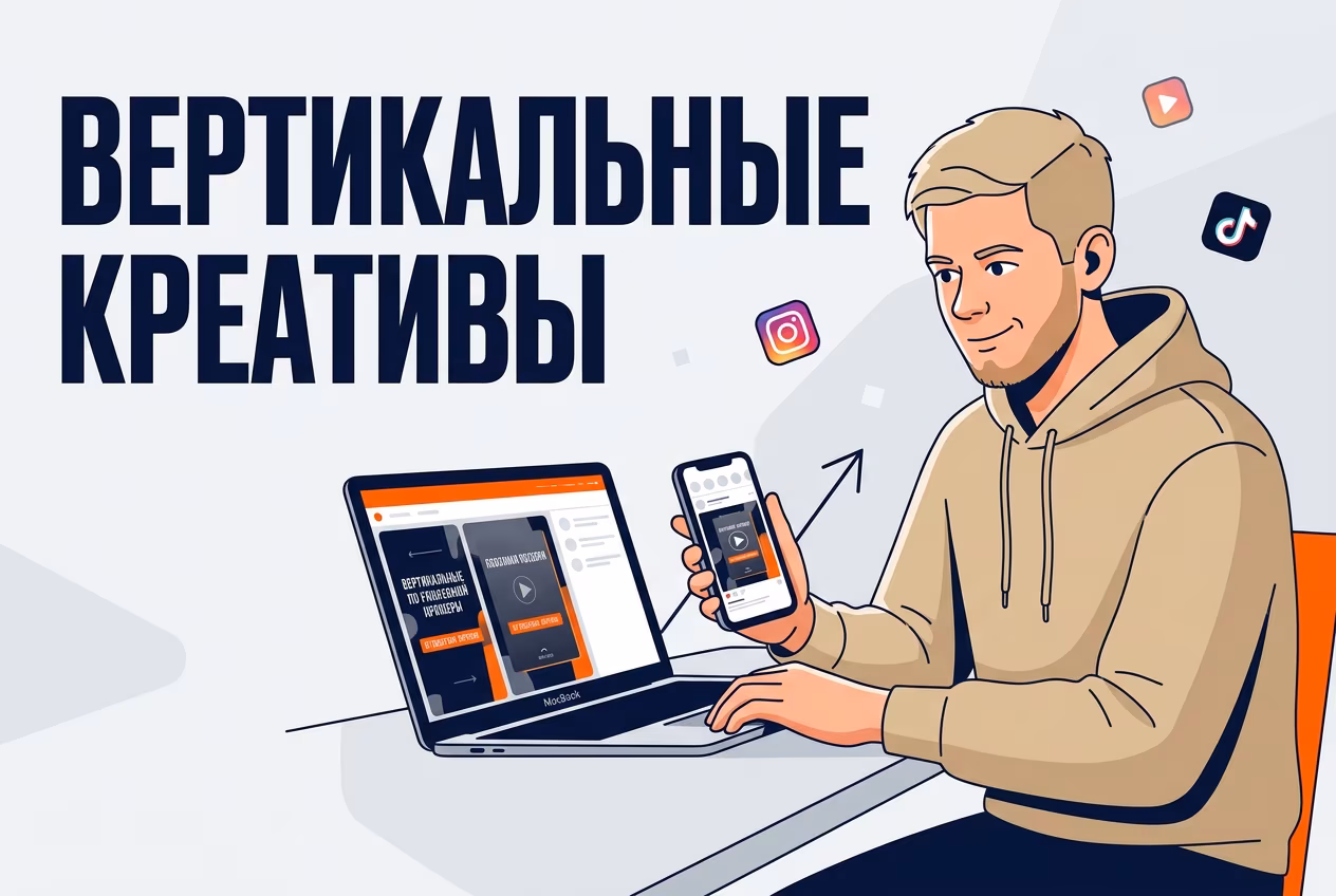 Создание вертикальных креативов для таргета